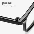thumbnail image 5 of (Rose Transparent 100) Lunettes Légères Anti-Radiation / Graduées Classiques 0 600 Fonctionnelles, 5 of 5