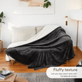 thumbnail image 3 of SUNNY HEAT Heated Electric Blanket Full Size 72"x84"Soft Flannel & Cotton, 10 Heating Levels & 1-12 Hours Auto Off, Dark Grey, 3 of 7