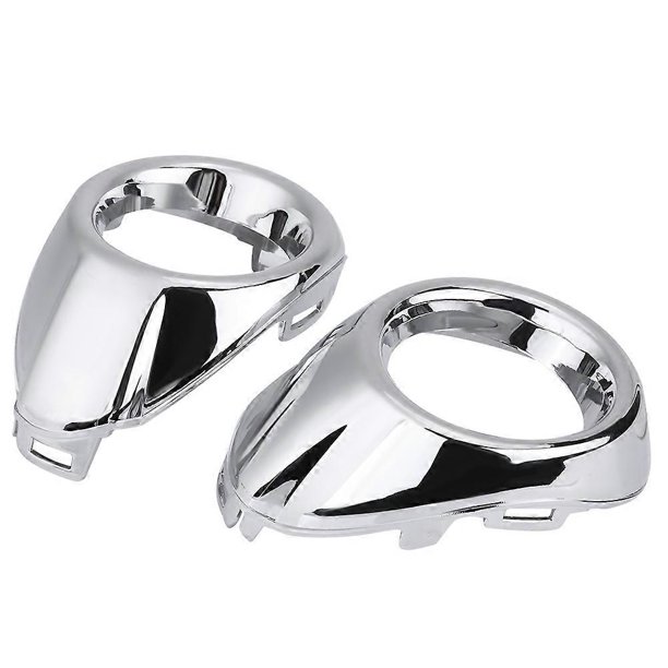 Pair of Front Bumper Fog Light Fog Lamp Bezel Cover Trim for Ford Focus 2012-2014