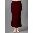 thumbnail image 6 of Trendmalls Lycra Spendex Saree Shapewear Petticoat for Women-P01-Maroon, 6 of 6