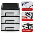thumbnail image 3 of EeaseMX Organizador de gabinete de almacenamiento transparente con cajón de plástico multicapa BESPORTBLE, estante de almacenamiento de escritorio, 3 of 7