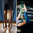 thumbnail image 3 of 5 Packs Pull Up Assist Bands Set Resistance Loop Bands Powerlifting Exercise Stretch Bands with Door Anchor and Handles, 3 of 8