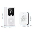 thumbnail image 3 of Timbre de video inteligente, cámara de intercomunicación Gran angular de 60 grados con timbre con cambio de voz Función de intercomunicación WiFi para Baoblaze intercomunicador de casa, 3 of 7