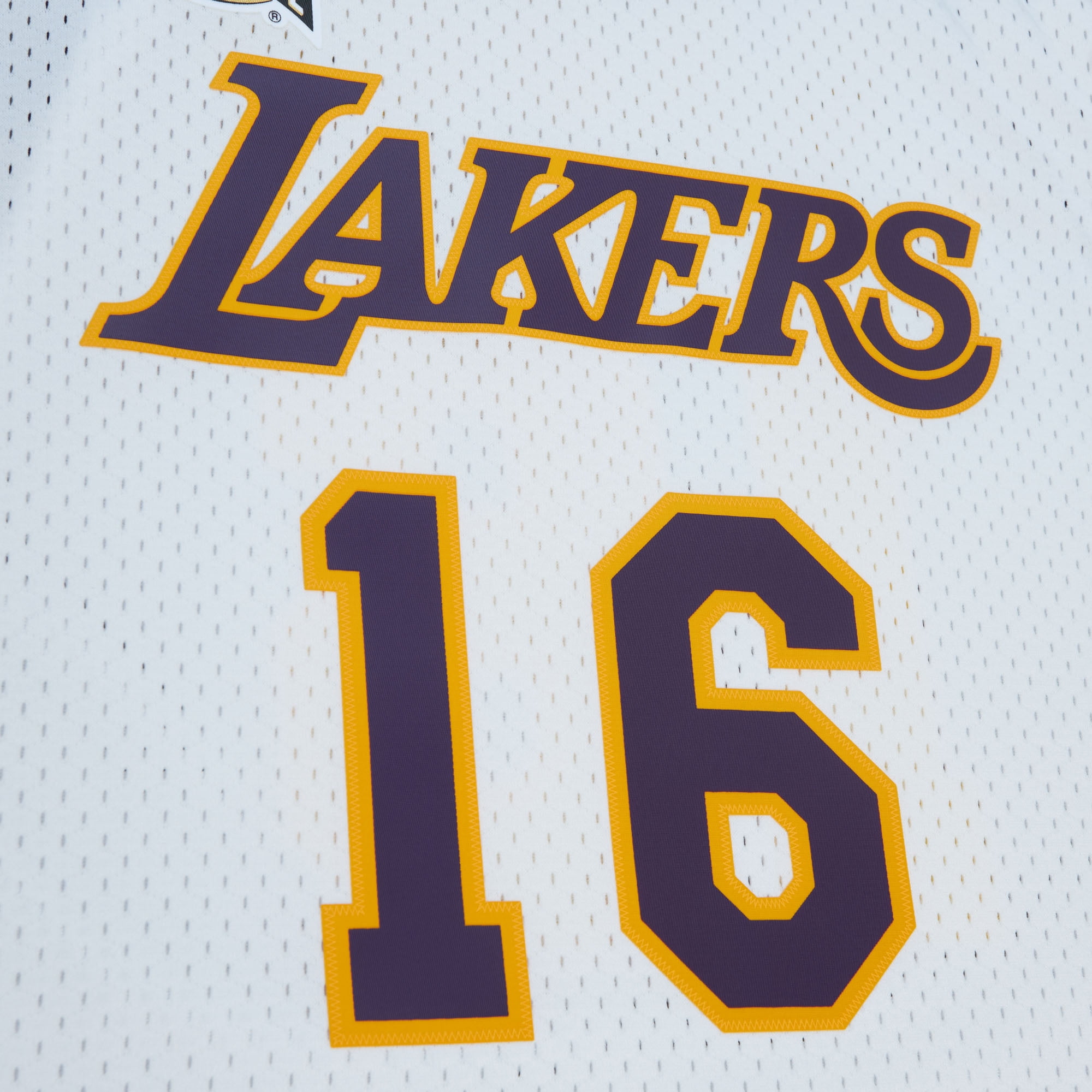 Lakers white jersey