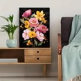 thumbnail image 5 of Impressionist Floral Bouquet Canvas Print Wall Art for Living Room Office Cafe Kitchen Hallway, 5 of 8