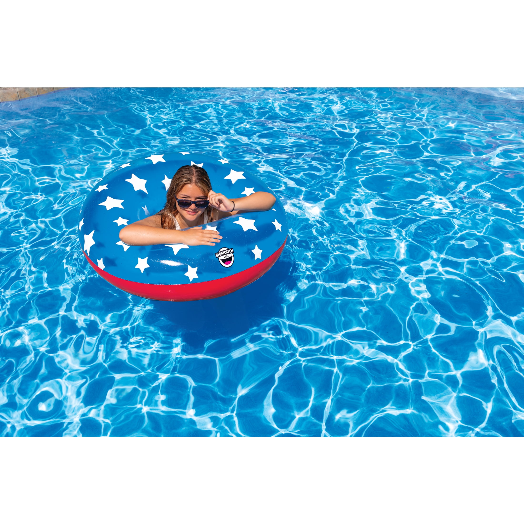 BigMouth American Flag 36" Ring Pool Float