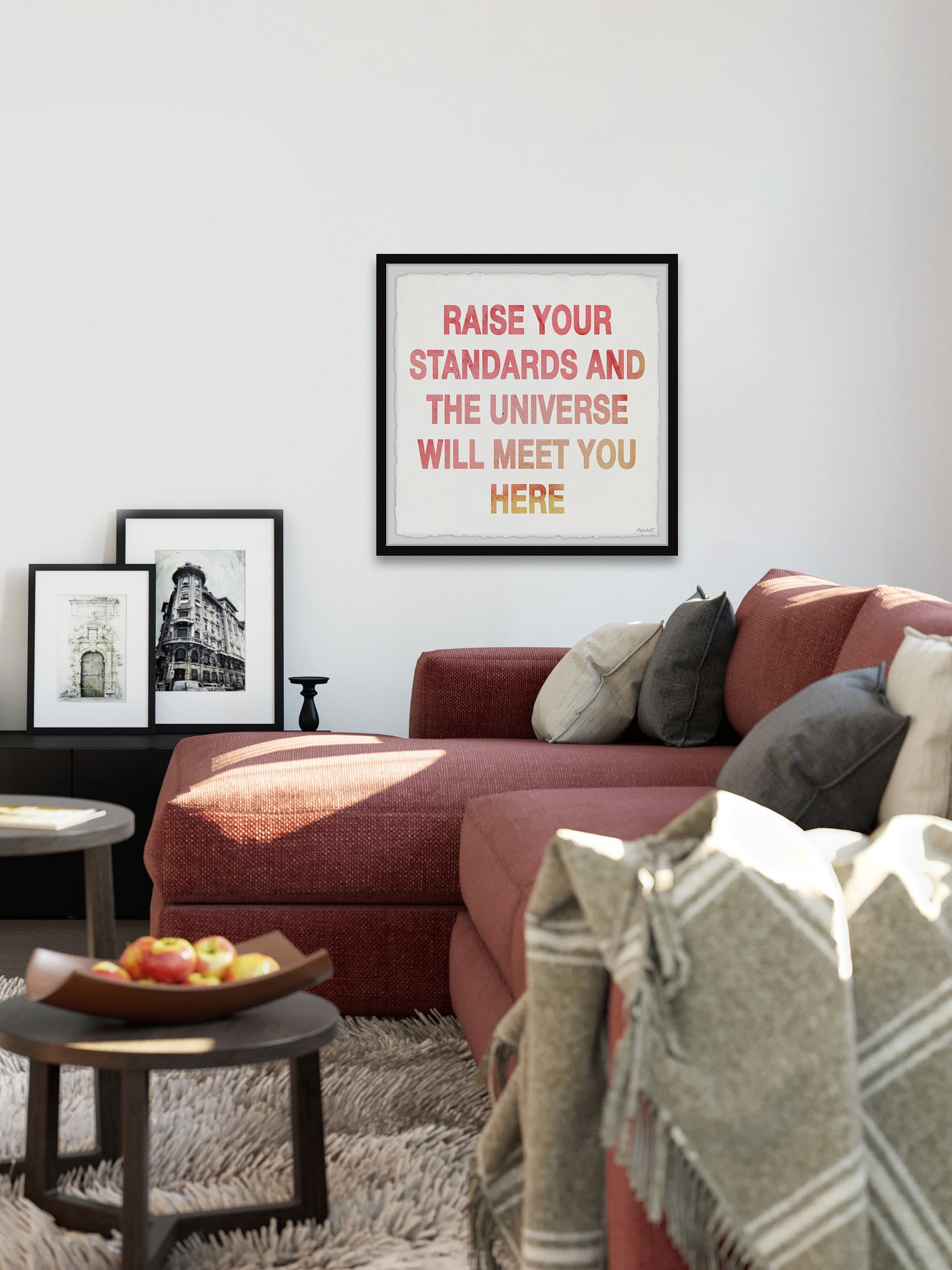 Marmont Hill Raise Your Standards II Framed Wall Art