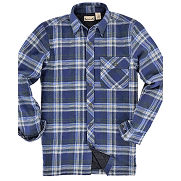 backpacker men's canvas shirt jacket with flannel lining