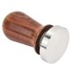 thumbnail image 3 of Presse à café à base plate en acier inoxydable avec manche en bois (51 mm), 3 of 4