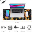 thumbnail image 5 of Long Mouse Pads for Desk,Halloween Pumpkins and Candy Corn Desk Mats on Top Of Desks, Desk Mouse Pad Extra Large with 3mm Non-Slip Base and Stitched Edge for Gaming,Office,Work,Home 31.5x11.8in, 5 of 5