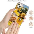 thumbnail image 2 of Yellow Collage Case Compatible with iPhone 13,Unique Art Design TPU Bumper Cover Case, 2 of 6