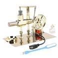 thumbnail image 2 of Hot Air Power Generator Model, Accurate Components Stirling Engine Model Kit  for Desktop Decoration, 2 of 7