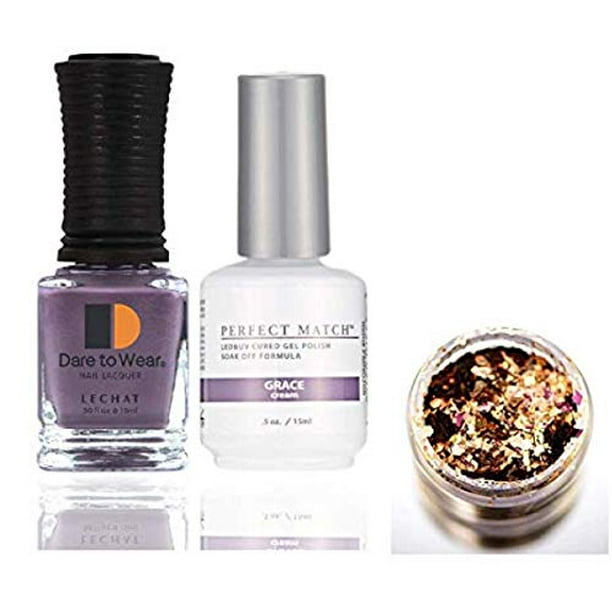 Esmalte de Gel Lechat y Pintauñas PERFECT MATCH