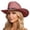 Khaki, variant on Western Cowgirl Hat for Women Men, Fedora Wide Brim Rhinestone Cowboy Hat Cowboy-Hat Wide-Brim Felt-Cowgirl