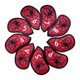 thumbnail image 3 of 9 piezas Golf Iron Club Head Covers Classic s PU Golf Wedge Covers Set rojo Sharpla Cubiertas de cabeza de hierro de golf, 3 of 8