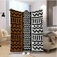 thumbnail image 3 of This Flannel Blanket Is Inspired by African Tribal Style, Showcasing The Classic Combination of Black, White And Brown Colors. The Pattern Is Simple Yet Rhythmic, 3 of 6