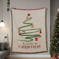thumbnail image 3 of Christmas Tapestry Throw Blanket, Multipurpose Holiday Decor for Sofa Couch Bed, Reversible Gift Carpet for Home Office Nap(H), 3 of 6