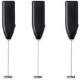 thumbnail image 1 of Electric Milk Frother Black Compact Countertop Design 3 Pack, 1 of 1