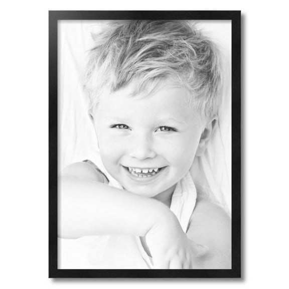 ArtToFrames 19" x 27" Black Picture Frame, 19x27 inch Black Wood Poster Frame (WOM-5141)