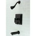 thumbnail image 2 of Kingston Brass KB86500CML Manhattan Single-Handle Tub and Shower Faucet, Matte Black, 2 of 3