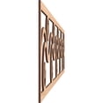thumbnail image 3 of Ekena Millwork 47"W x 12"H x 1/4"T Tilden Fretwork Moulding, Red Oak, 3 of 13