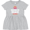 thumbnail image 3 of Inktastic Sunset Huntington Beach Girls Baby Dress, 3 of 5