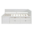 thumbnail image 6 of Full Size Daybed with Drawers and Shelves, White, 6 of 9