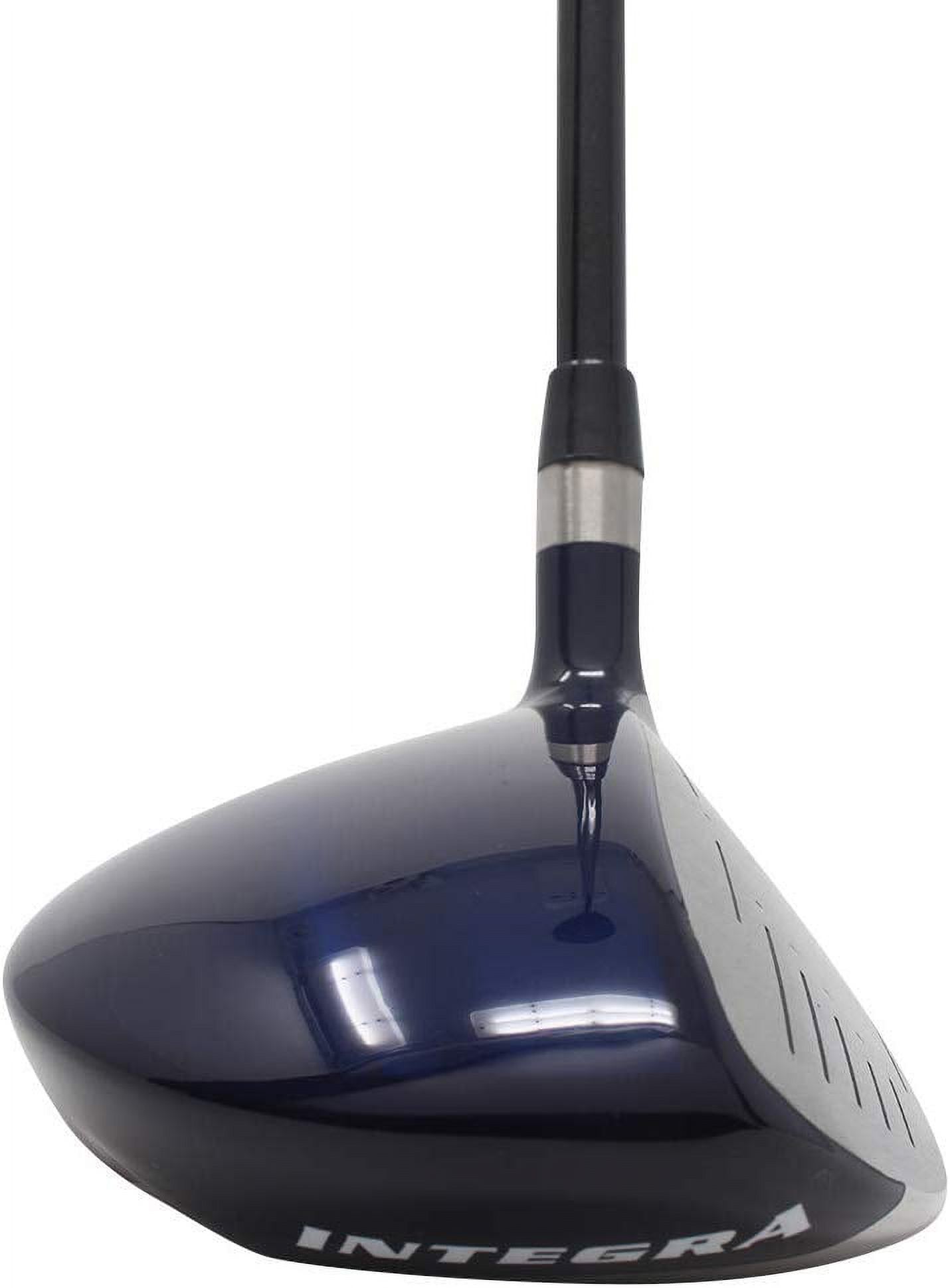 XL Big & Tall Senior Men's (+2" Longer Than Standard Length) Integra SoooLong 21 Wood Golf Club, Right Handed Senior Flex with Men's Senior Size Black Pro Velvet Grips