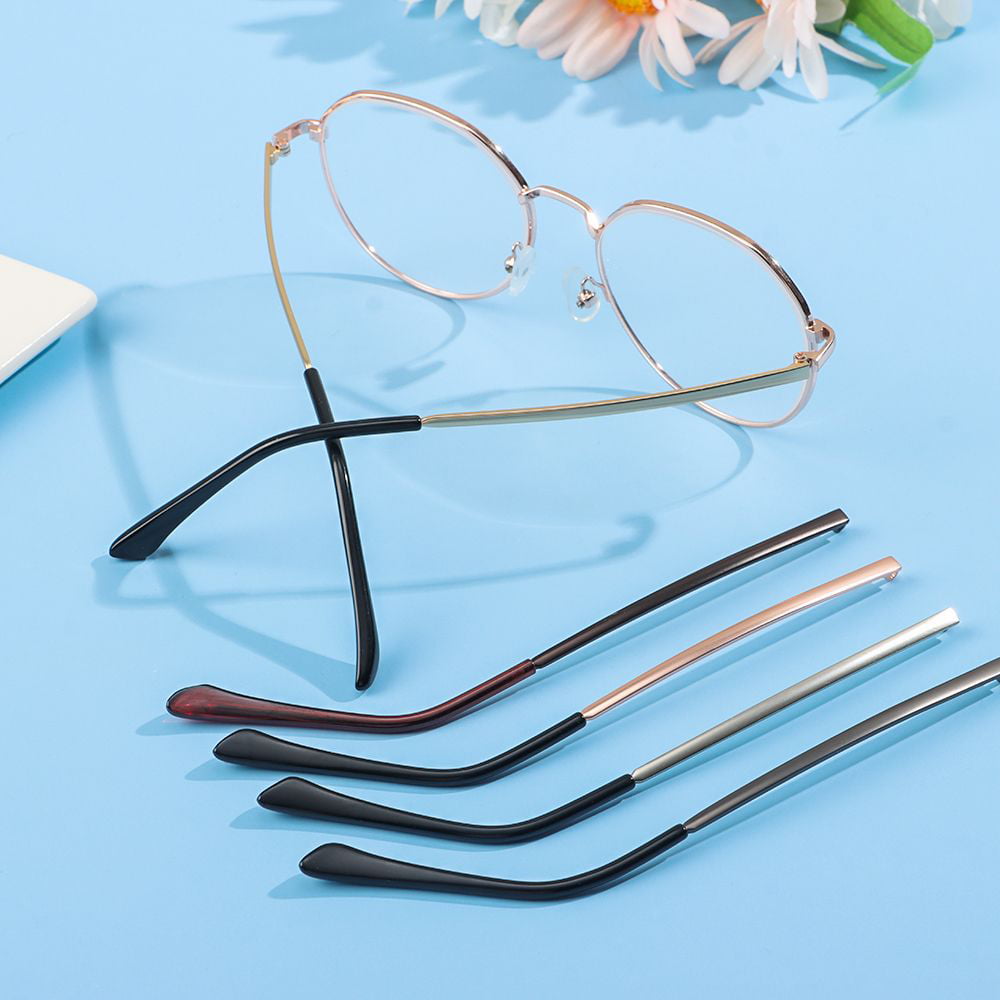  HEALLILY 6 Sets Glasses Accessories Eyeglasses Arms Legs Nerd  Wax for Eyeglasses Glasses Fixing Kit Unisex Sunglasses Replacement Glasses  Arm Legs Suite Men and Women Prevent Allergy Metal : Health 