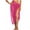 Hot Pink, variant on Womens Beach Sarong Chiffon Coverups Skirt Bikini Wraps Swimwear Bathing Suit Cover Up