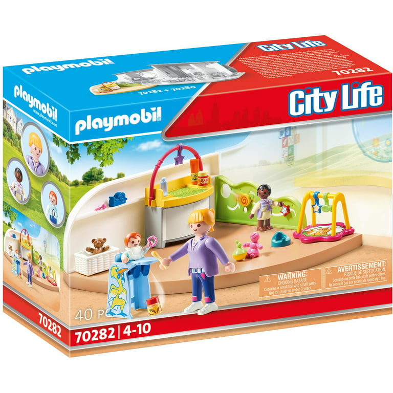 sorg prioritet Afskedigelse PLAYMOBIL Toddler Room Action Figure Set, 40 Pieces - Walmart.com