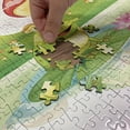 thumbnail image 4 of Ambesonne Colorful Jigsaw Puzzle Durable Cardboard, Frog on Water Lily Art, 1000 pcs, Multicolor, 4 of 5