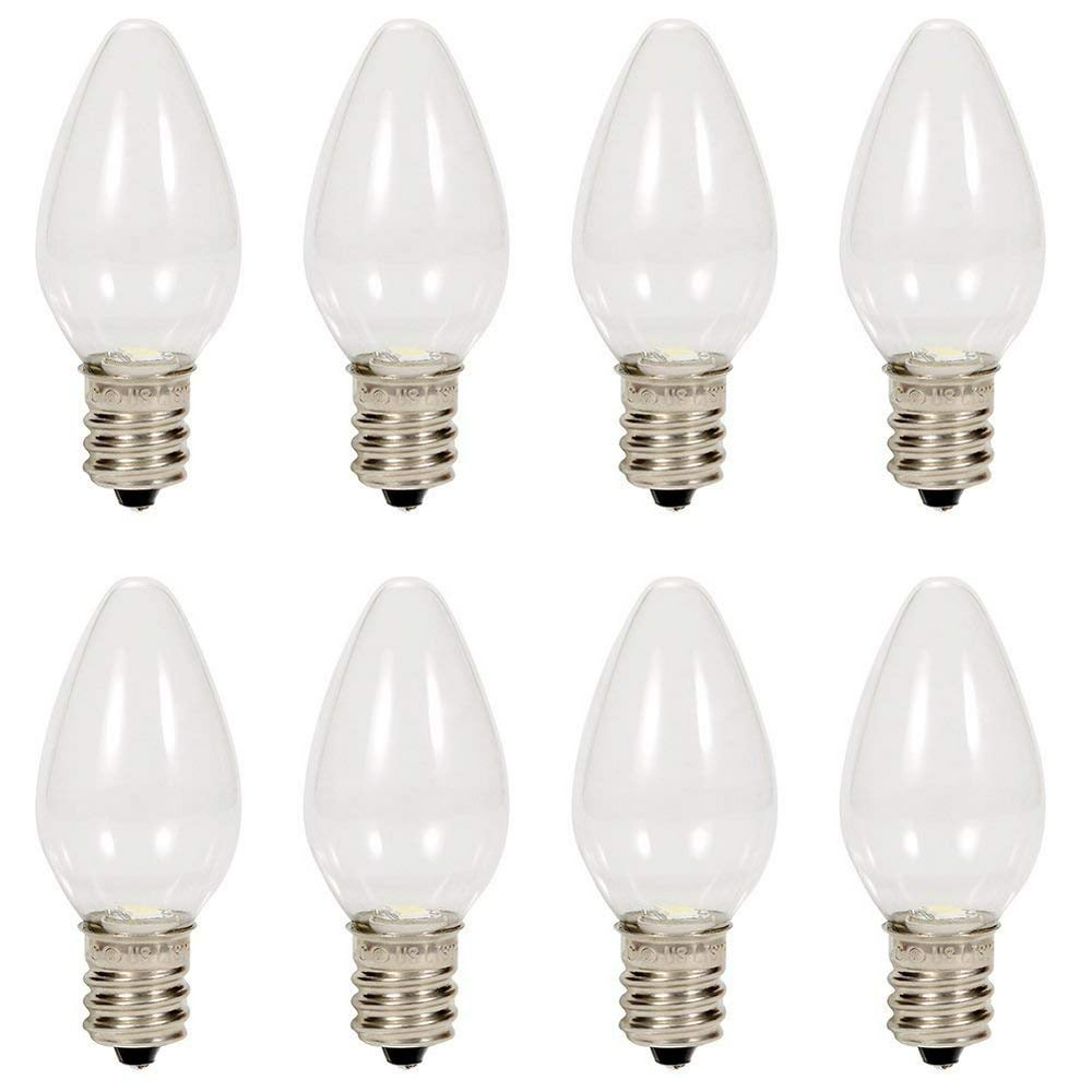 LED Night Light Bulb, C7 Candelabra Bulb, Light Bulbs with E12