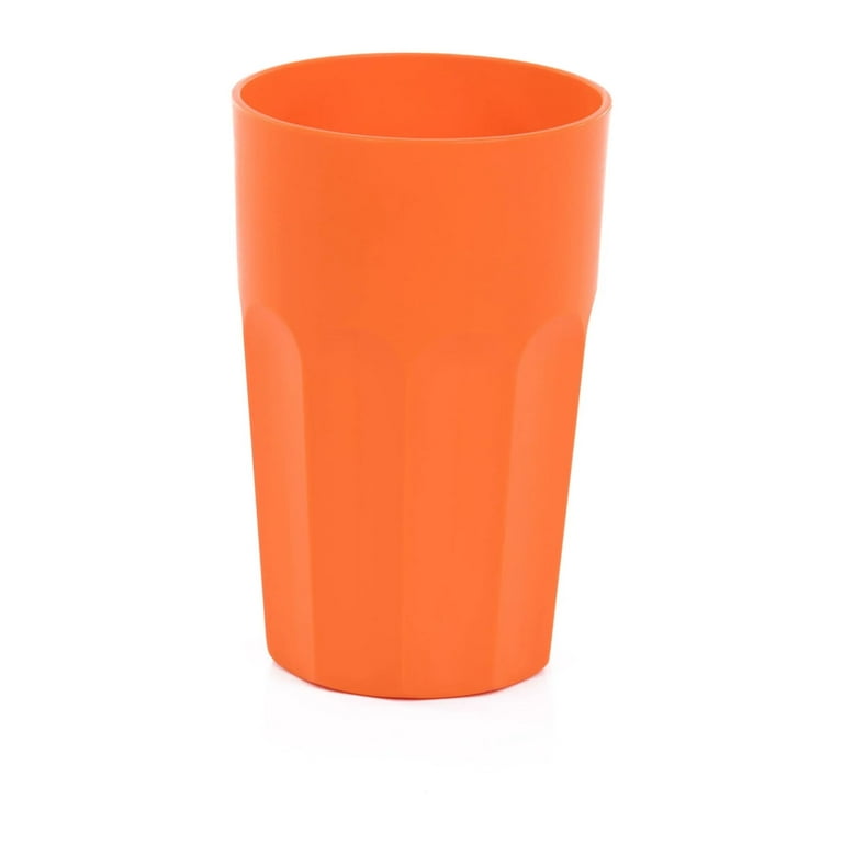 Mintra Home Unbreakable Cup - 330 ml 4 Pack, Size: 11 oz, Orange