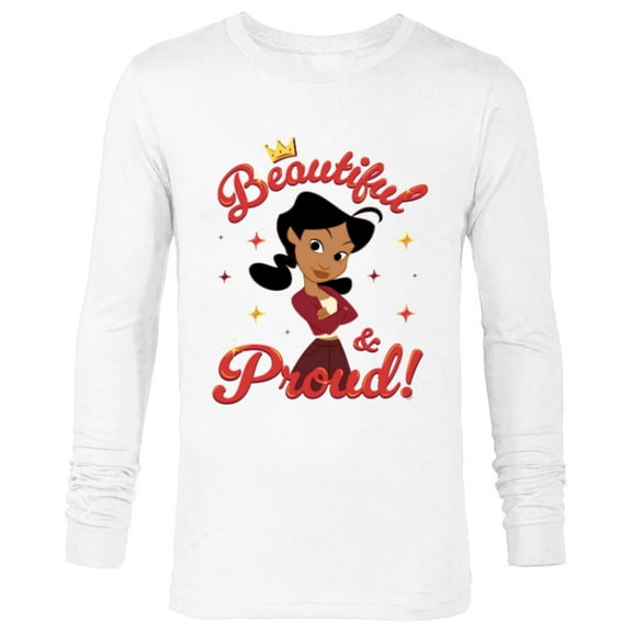 Disney The Proud Family Penny Proud Beautiful & Proud - Long Sleeve T-Shirt for Men - Customized-White