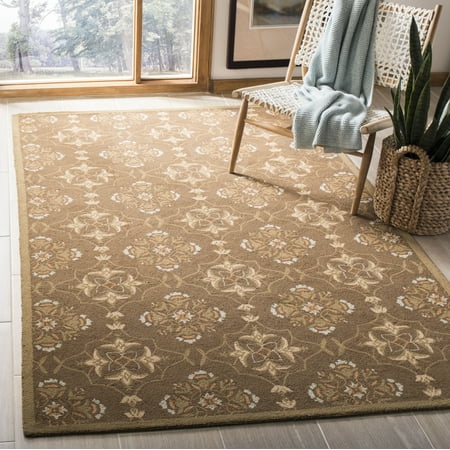 Safavieh Chelsea Jamison Bordered Area Rug Brown/Green 1 8 x 2 6