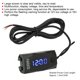 thumbnail image 5 of Voltímetro de motocicleta , 3-en-1 Voltímetro de motocicleta LED Termómetro Reloj electrónico Medidor IP67 Medidor a prueba de agua 6V-30V Unbranded 1618190301811, 5 of 7