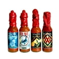 Wicked Tickle Hot Sauce Gift Set – 4 Pack Extreme Heat Ghost & Scorpion Pepper Sauces