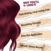 Splat Red Hair Dye Complete Kit, Midnight Ruby Semi-Permanent Color, No Bleach