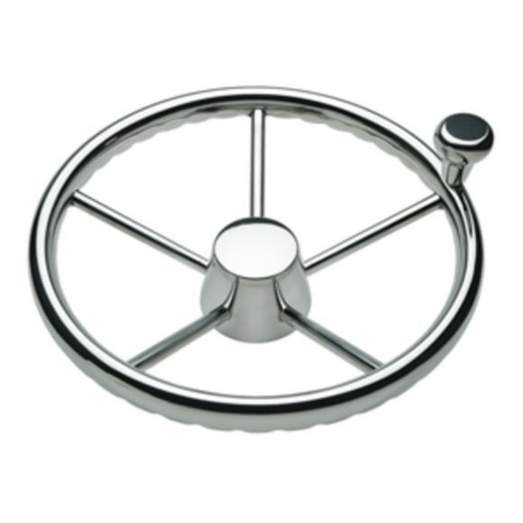 Schmitt & Ongaro Marine 1731321FGK Roue de Destroyer avec Bouton 13.5 5-Rayons 170 Accessoires de Navigation Marine RV