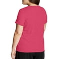 thumbnail image 5 of Champion Women's Plus Size Logo Graphic Short Sleeve V-Neck T-Shirt, 5 of 5