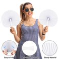 thumbnail image 3 of Ventilador plegable decorativo Helimoto, papel blanco, 48 unidades, 3 of 7