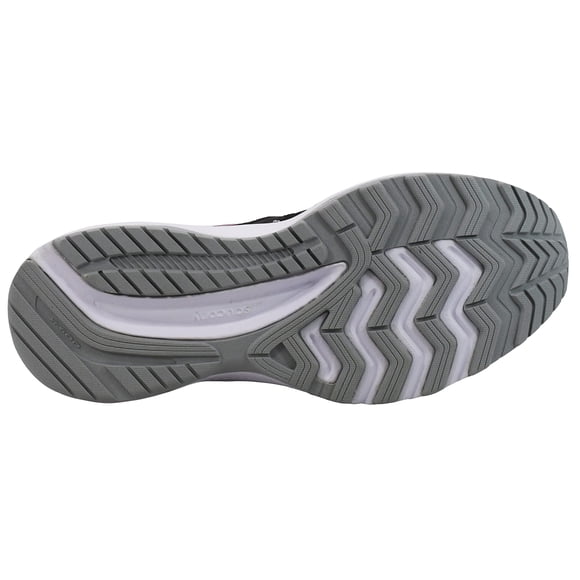 Saucony Women's Cohesion 14 Road Running Shoe, Black/Pink/Yellow, 7.5