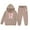 Khaki, variant on Big Outfits for Girls Sets Winter Hoodie Joggers Comfy Casual Kids Print Cute Girls Fall Clothes Mint Green Size 8-9T