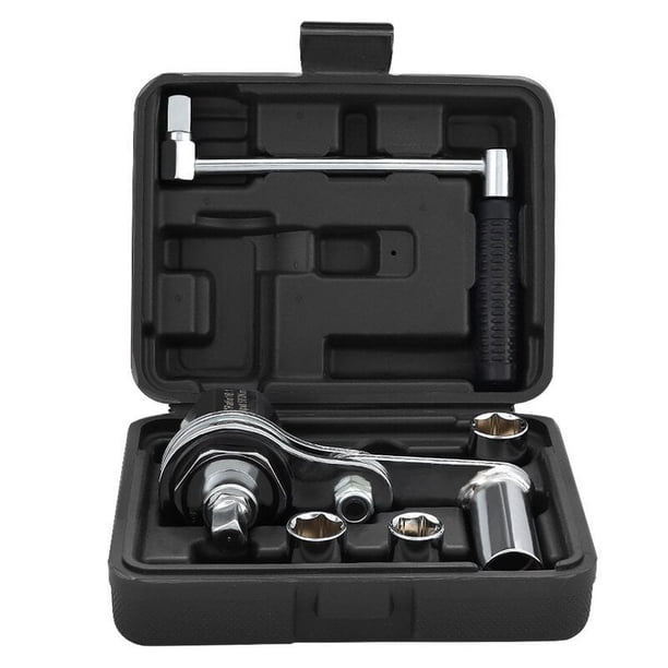 Llave de tubo para neumáticos de 17-19-21 mm, llave de reparación portátil para construcción mecánica, llave de tubo para neumáticos con mayor fuerza para quitar tuercas de neumáticos.