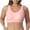 Pinks, variant on Bigersell Women Plus Size Sports Bras with Bra Extenders 3 Hooks Seamless Wireless Padded Push up Bras No Underwire Coffee S