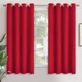 thumbnail image 1 of Cortinas opacas YoungStex rojas 132 x 160 cm, 2 paneles, 1 of 7