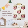 thumbnail image 5 of FMSHPON Popcorn Cartoon Fun Clipboard Hardboard Wood Nursing Clip Board and Pull for Standard A4 Letter 13x9 inches, 5 of 5