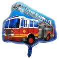 thumbnail image 1 of Globo de película de aluminio para transporte, camión de bomberos, camión de ingeniería, avión, decoración de fiesta de cumpleaños para niño, globo de coche, 1 of 1