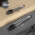 thumbnail image 6 of SZDUDU 2 Pack Cooking Kitchen Tongs with Silicone Tips Handle, Extra Long Heat Resistant Tongs for Cooking (9 Inch and 12 Inch), 6 of 7